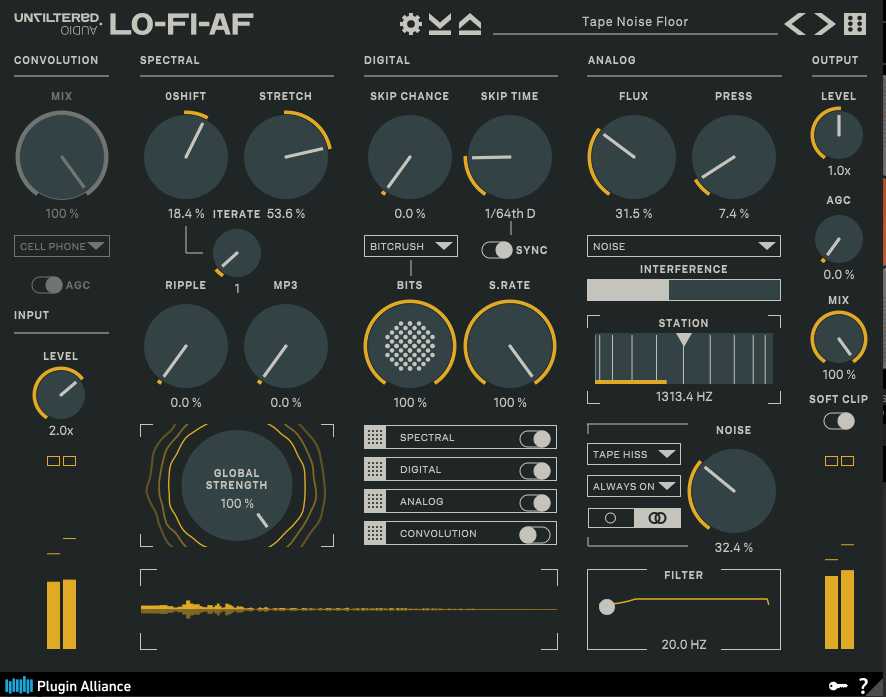 Plugin Alliance Unfiltered Audio - LO-FI-AF